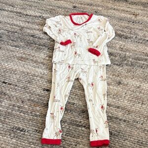 Kyte Baby Kids Pajamas with Red Trim